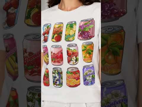 Fruit Canned Juice  Graphic Tee Shirt, Hoodie Sweatshirt