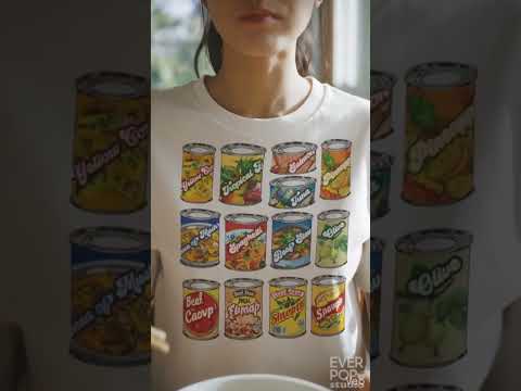 Canned Food Graphic Tee Shirt, Hoodie Sweatshirt