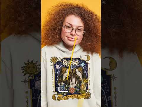 Gemini Zodiac Graphic Tee Shirt, Hoodie Sweatshirt