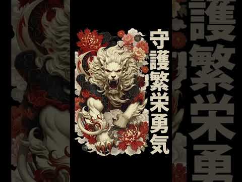 Japanese White Lion Graphic Tee Shirt, Hoodie Sweatshirt