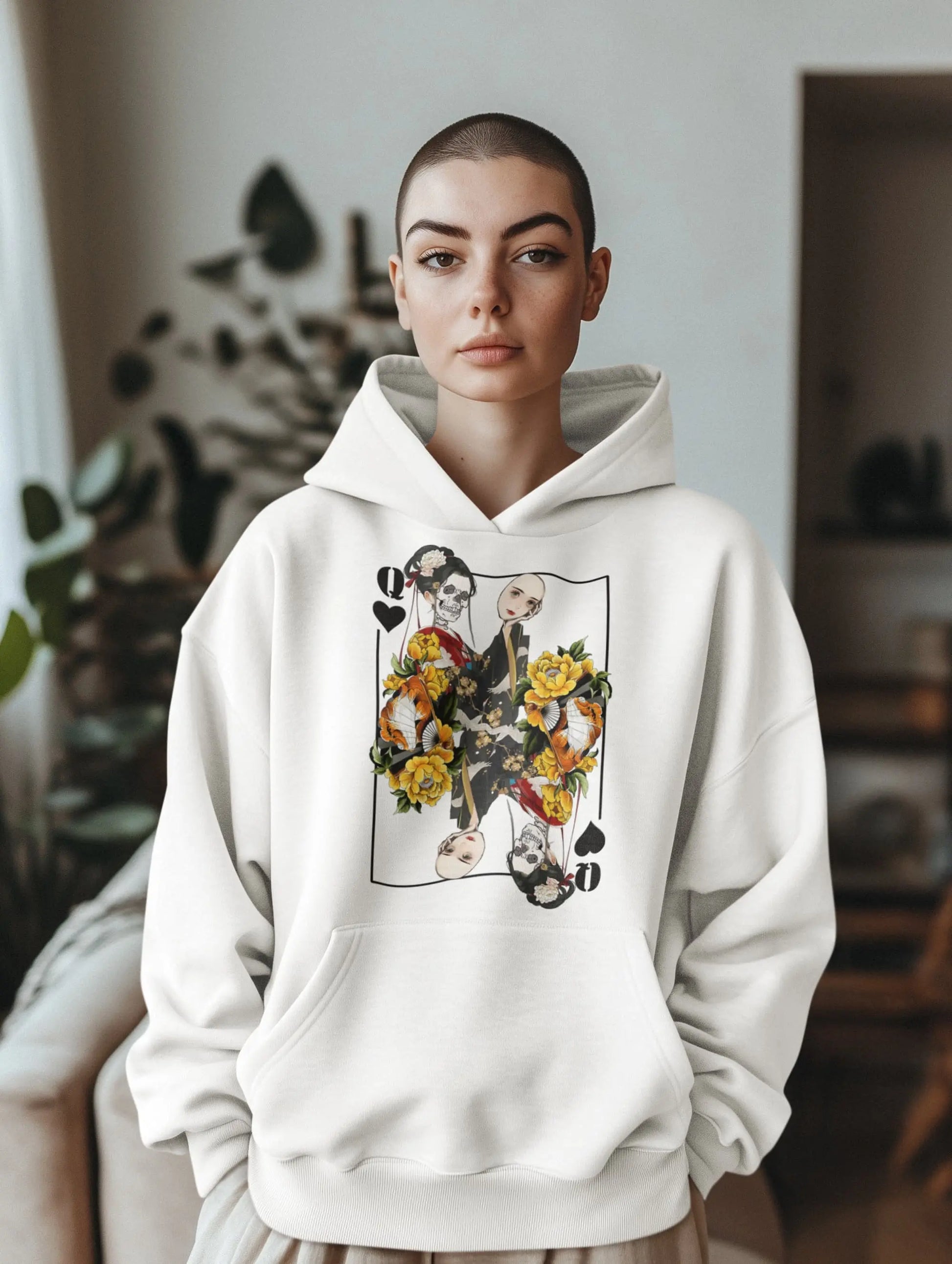 Japanese Queen Graphic Tee Shirt, Hoodie Sweatshirt