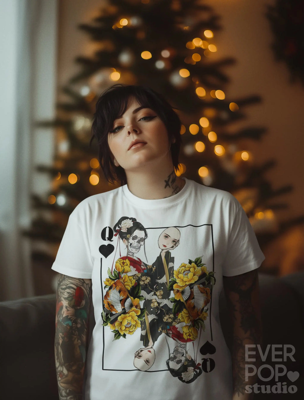 Japanese Queen Graphic Tee Shirt, Hoodie Sweatshirt