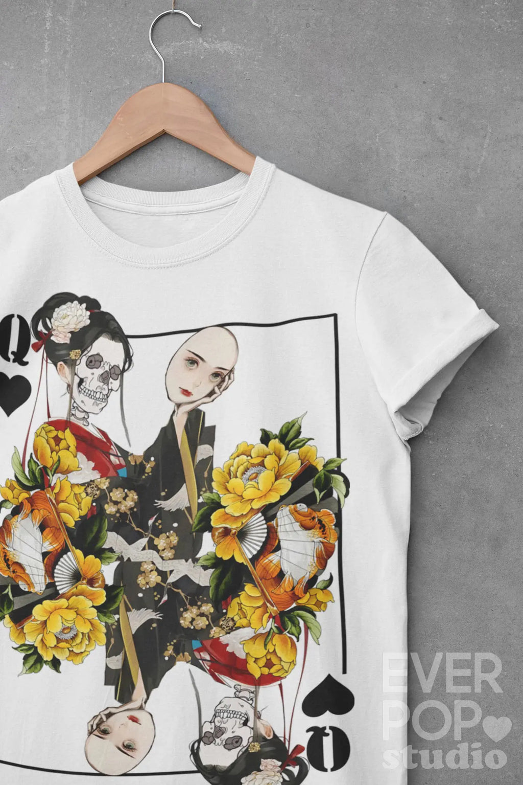 Japanese Queen Graphic Tee Shirt, Hoodie Sweatshirt