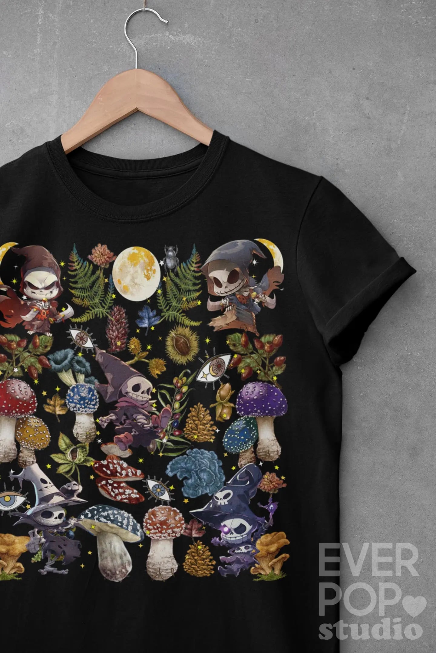 Moon Grim Reaper Graphic Tee Shirt, Hoodie Sweatshirt