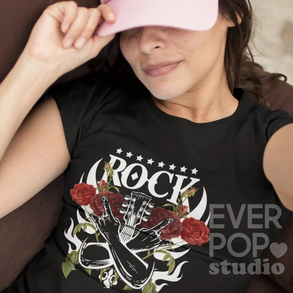 Rock n Roll Music  Graphic Tee Shirt, Hoodie Sweatshirt
