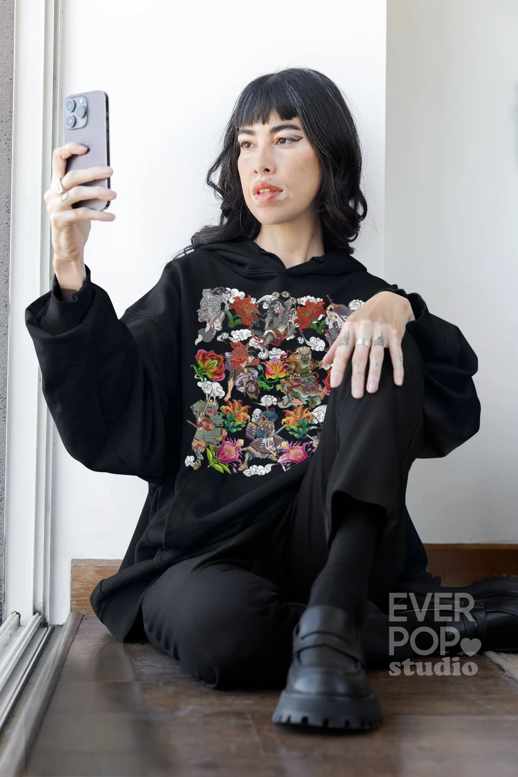 Ninja Samurai Graphic Tee Shirt, Hoodie Sweatshirt