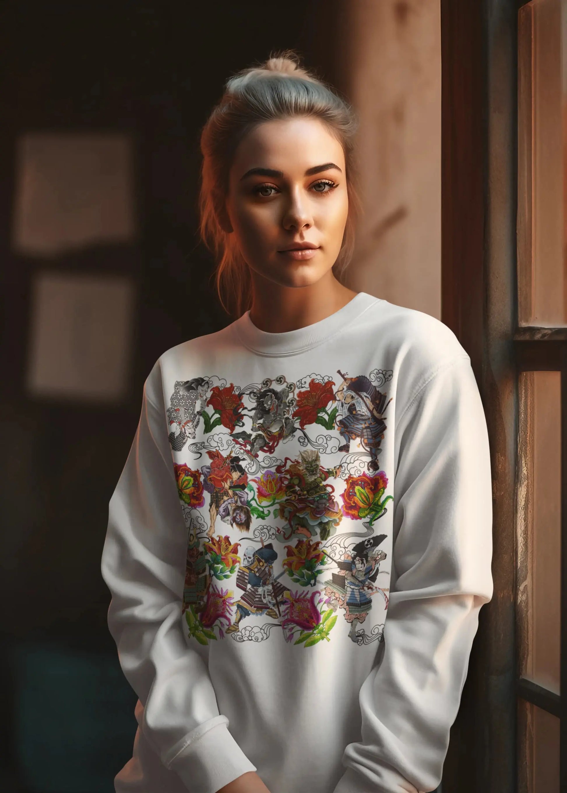 Ninja Samurai Graphic Tee Shirt, Hoodie Sweatshirt