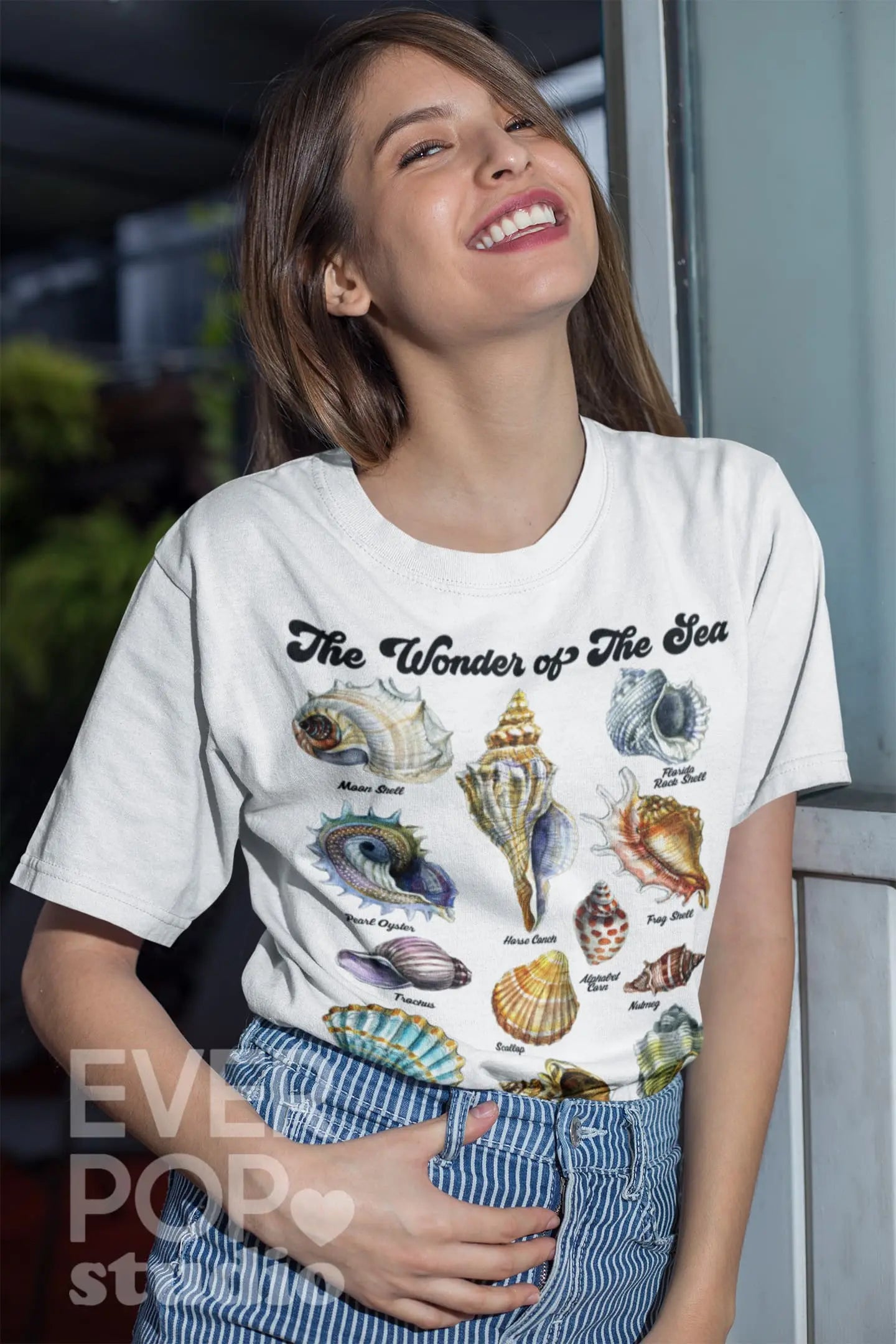 Seashell Graphic Tee Shirt, Hoodie Sweatshirt