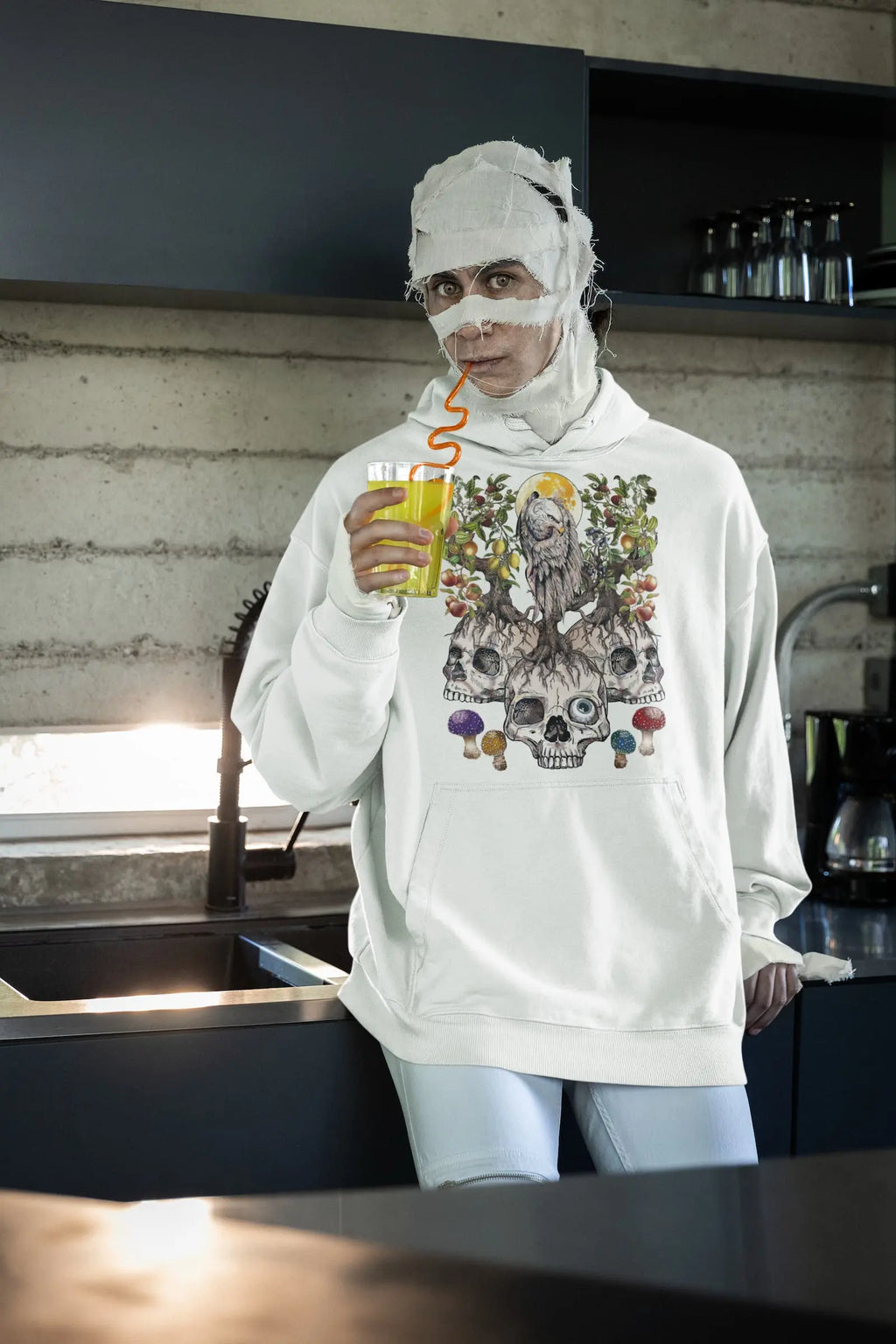 Eagle Skull Tree Graphic Tee Shirt, Hoodie Sweatshirt