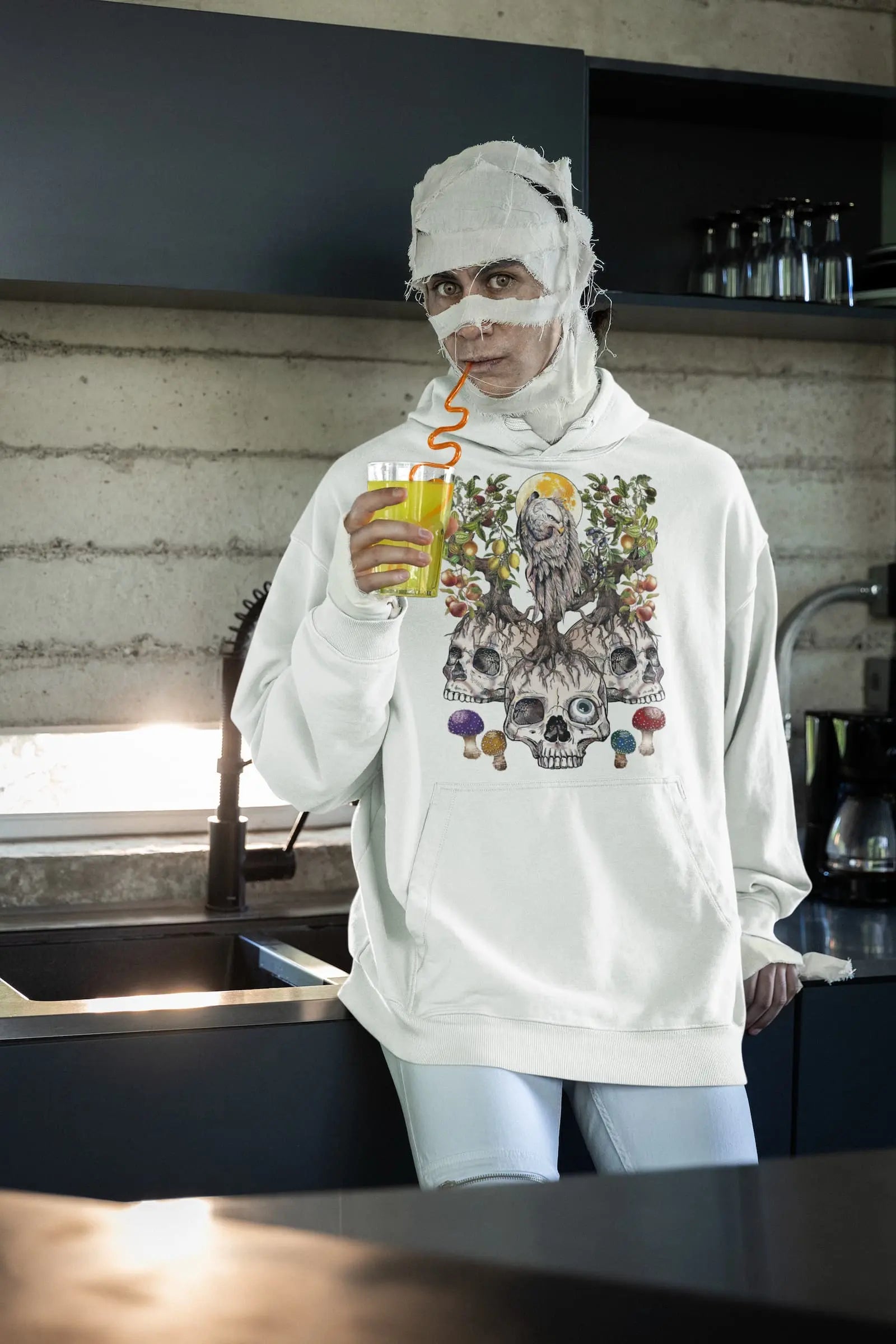 Eagle Skull Tree Graphic Tee Shirt, Hoodie Sweatshirt