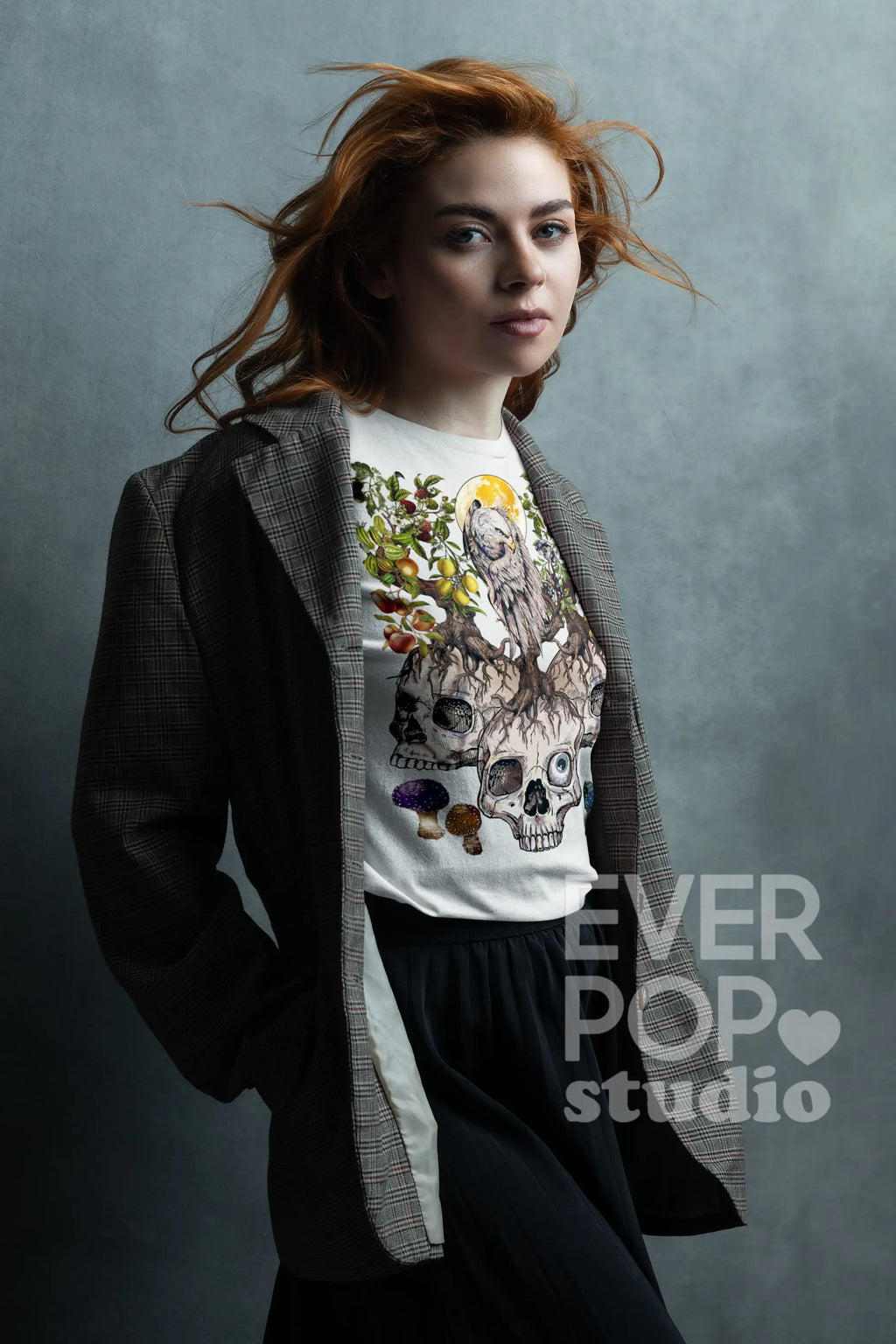 Eagle Skull Tree Graphic Tee Shirt, Hoodie Sweatshirt