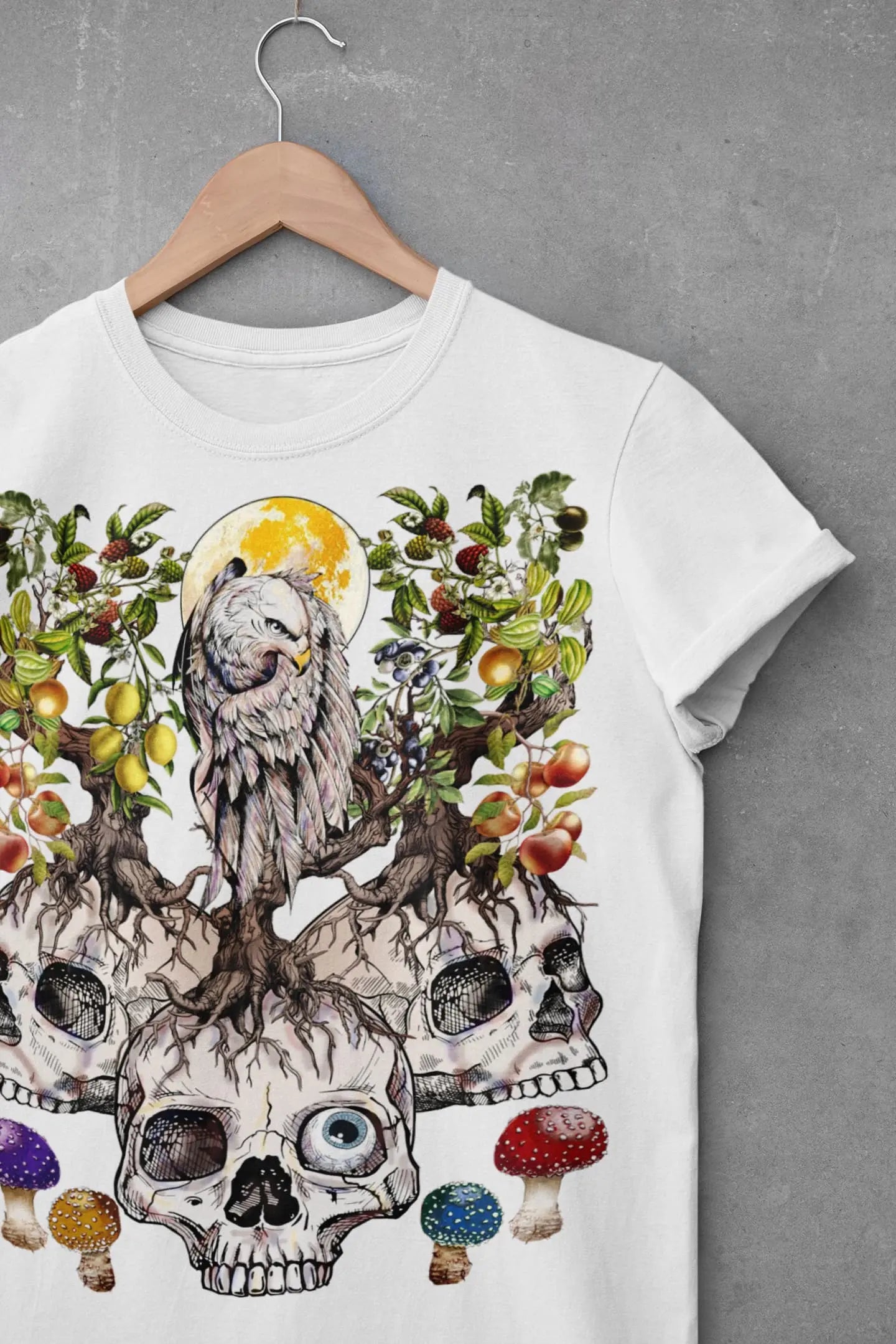 Eagle Skull Tree Graphic Tee Shirt, Hoodie Sweatshirt