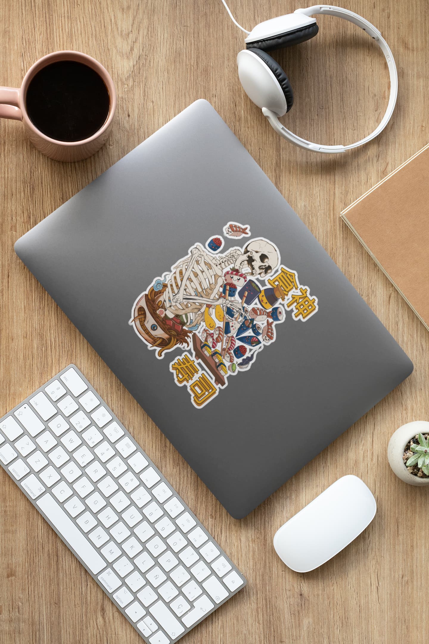 Sushi skeleton Sticker