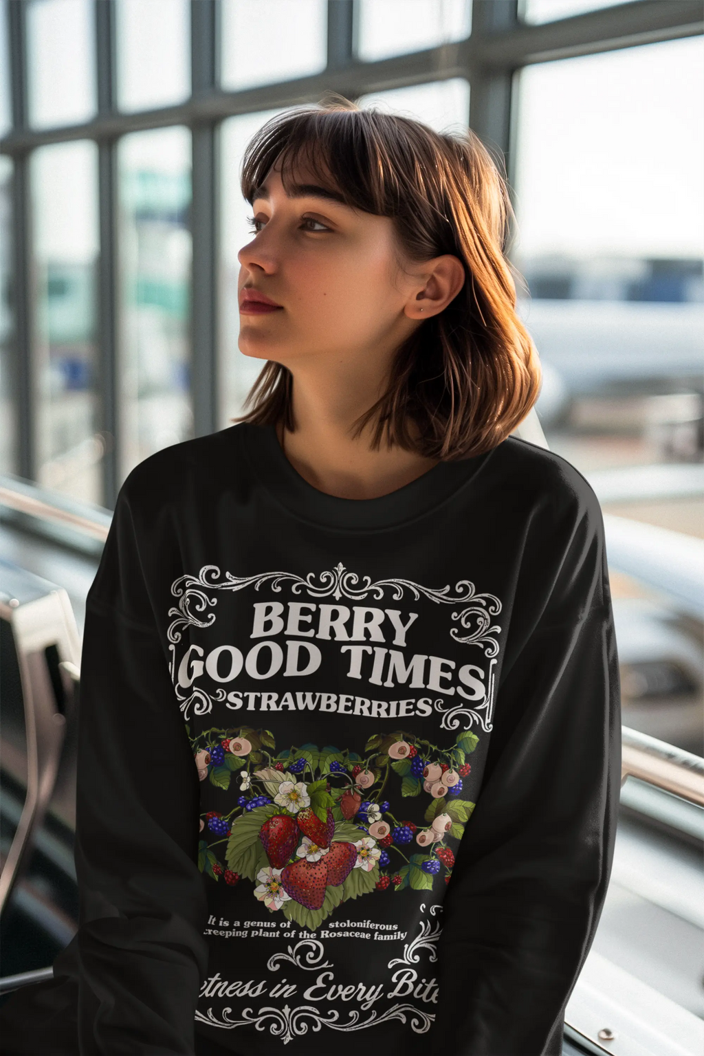 Strawberries: Sweetness in Every Bite Graphic Tee Shirt, Hoodie Sweatshirt