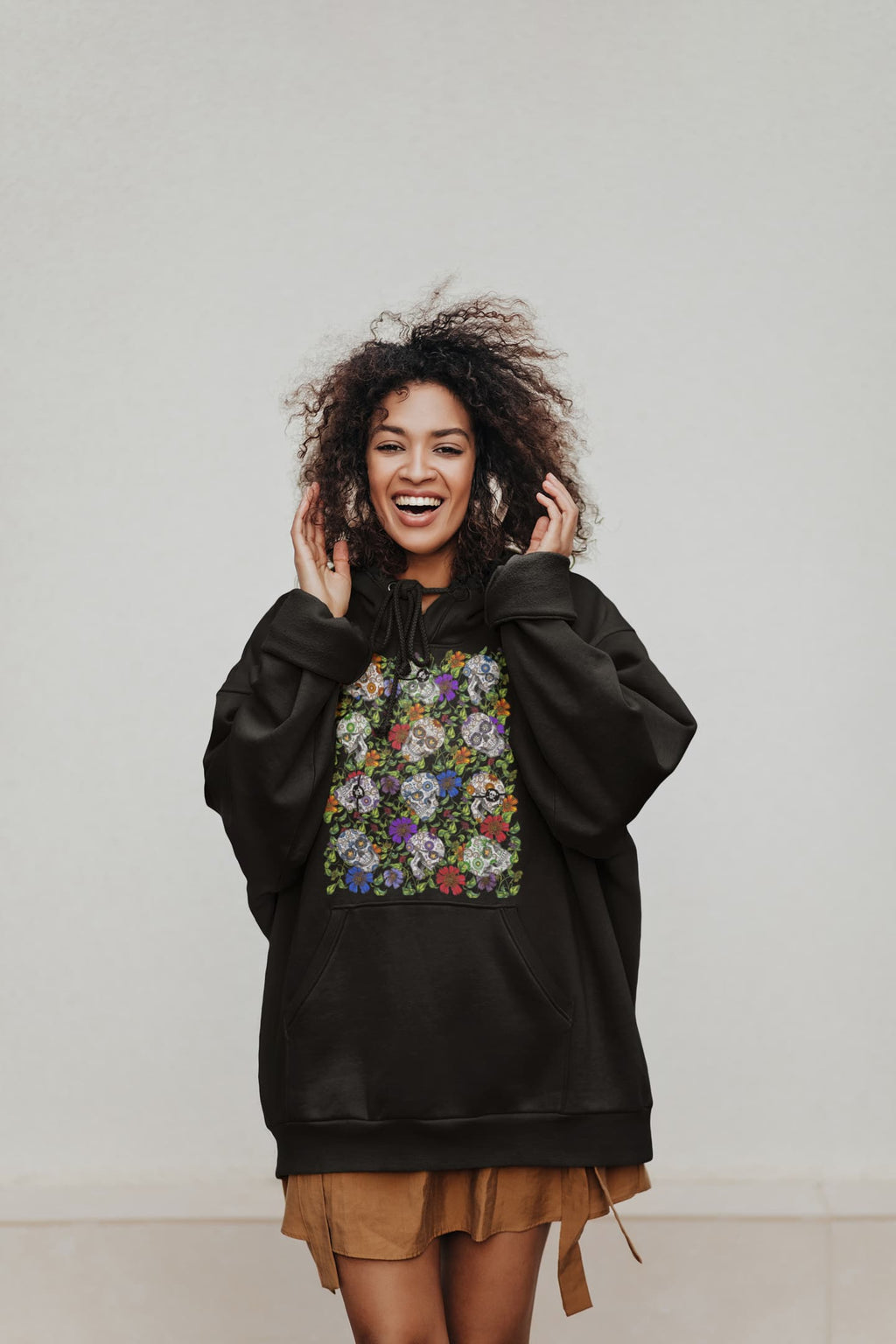 Sugar Skull Halloween Graphic Tee Shirt, Hoodie Sweatshirt
