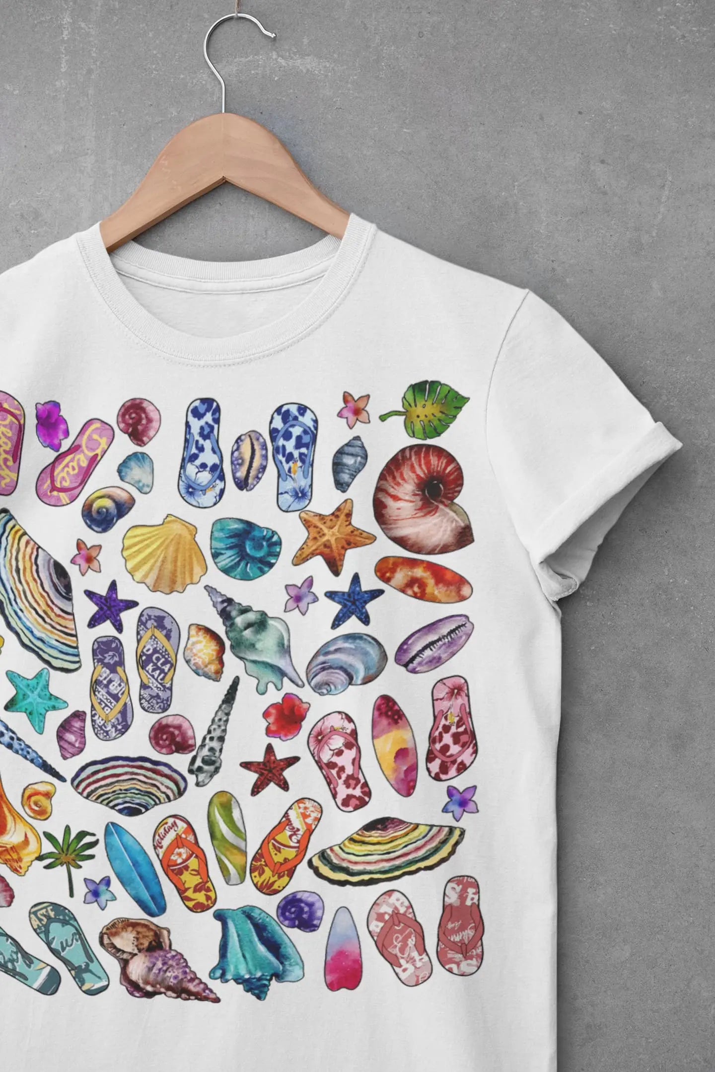 Summer Beach Graphic Tee Shirt, Hoodie Sweatshirt