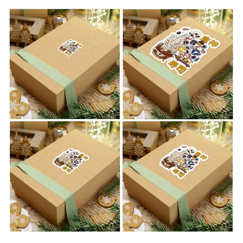 Sushi skeleton Sticker