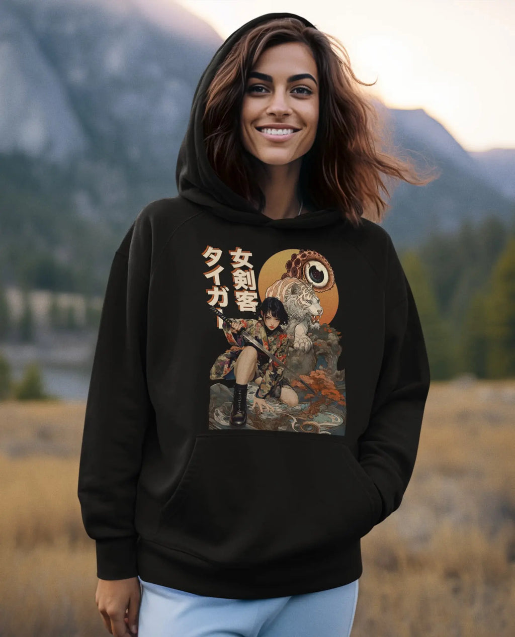 Sword Tiger Graphic Tee Shirt, Hoodie Sweatshirt