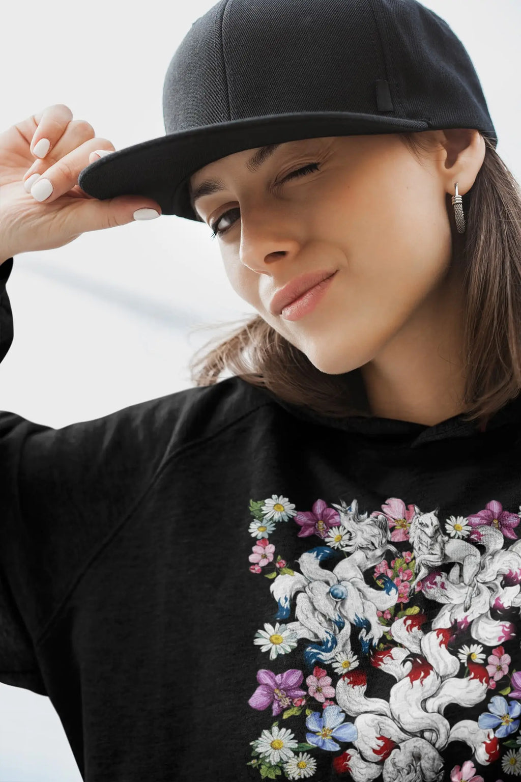 Nine Tailed Fox Graphic Tee Shirt, Hoodie Sweatshirt