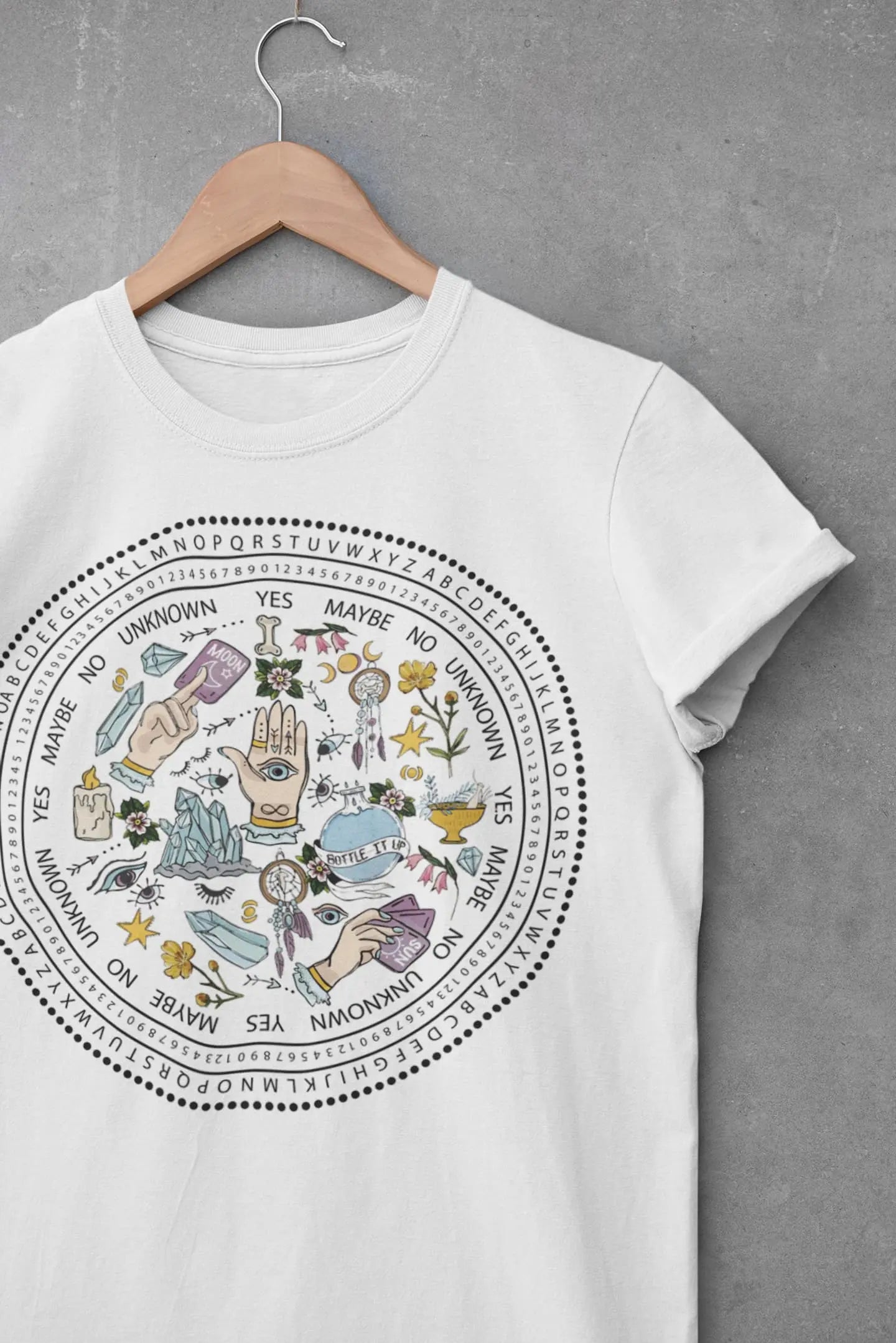 Hamsa Tarot Graphic Tee Shirt, Hoodie Sweatshirt
