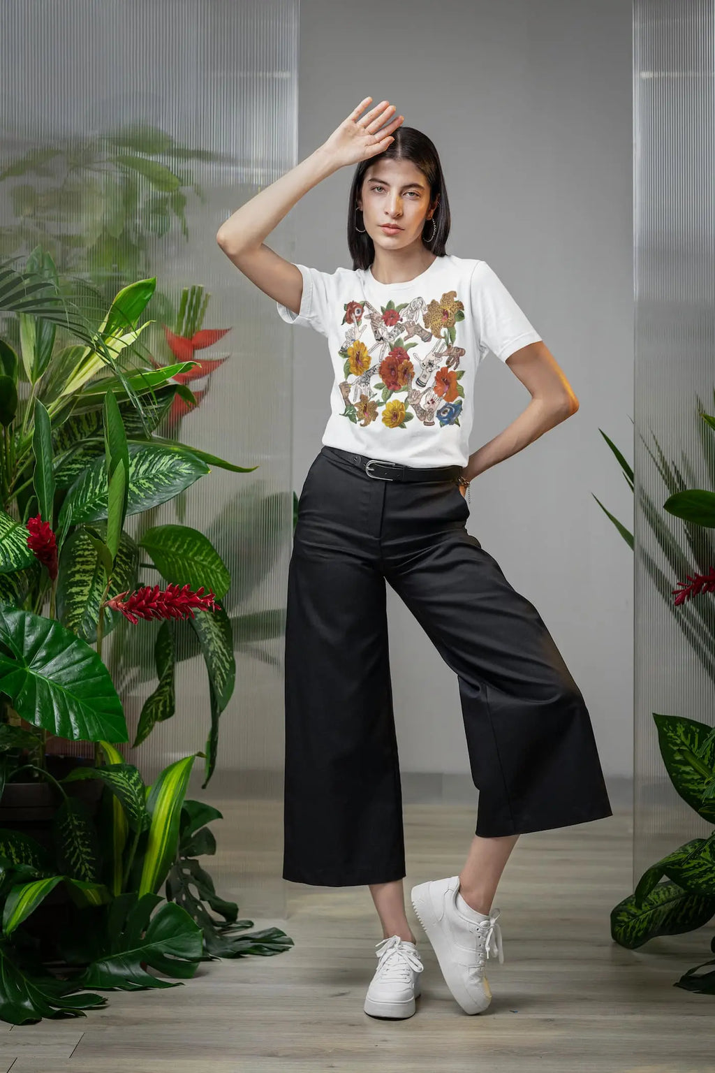 Lip Flower Tattoo Graphic Tee Shirt, Hoodie Sweatshirt