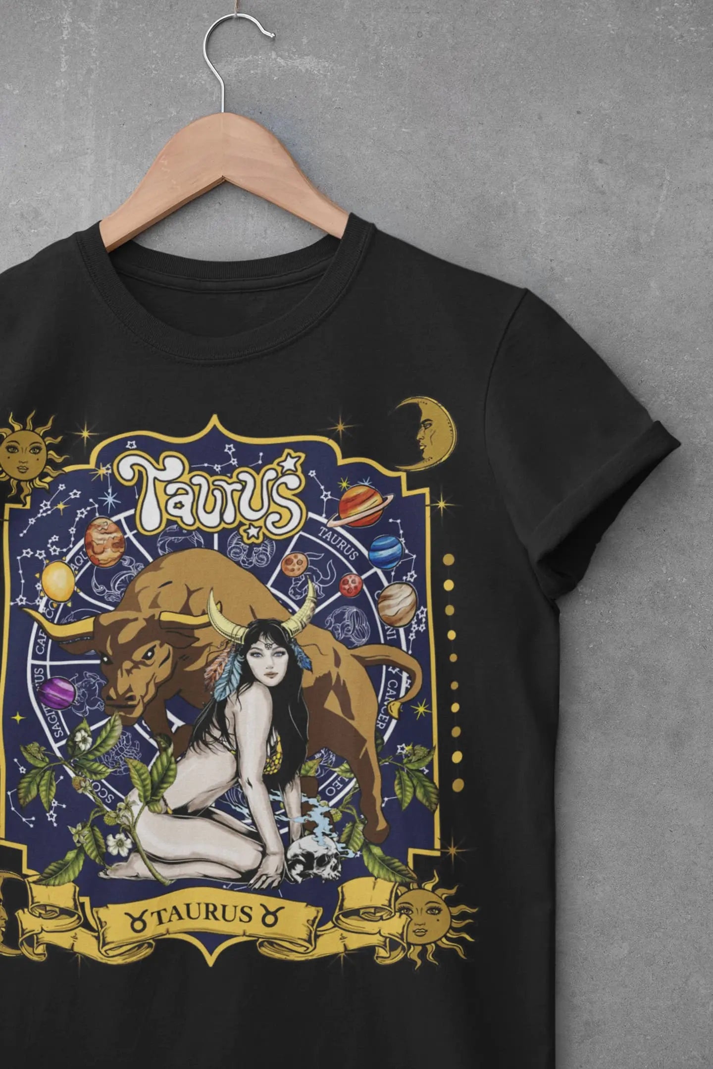 Taurus Zodiac Graphic Tee Shirt, Hoodie Sweatshirt