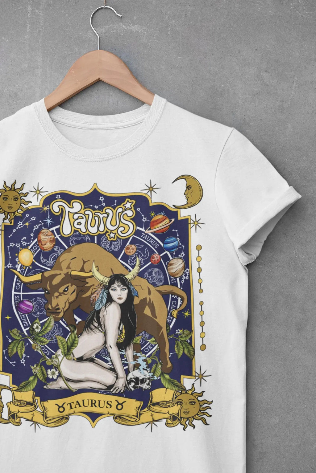 Taurus Zodiac Graphic Tee Shirt, Hoodie Sweatshirt