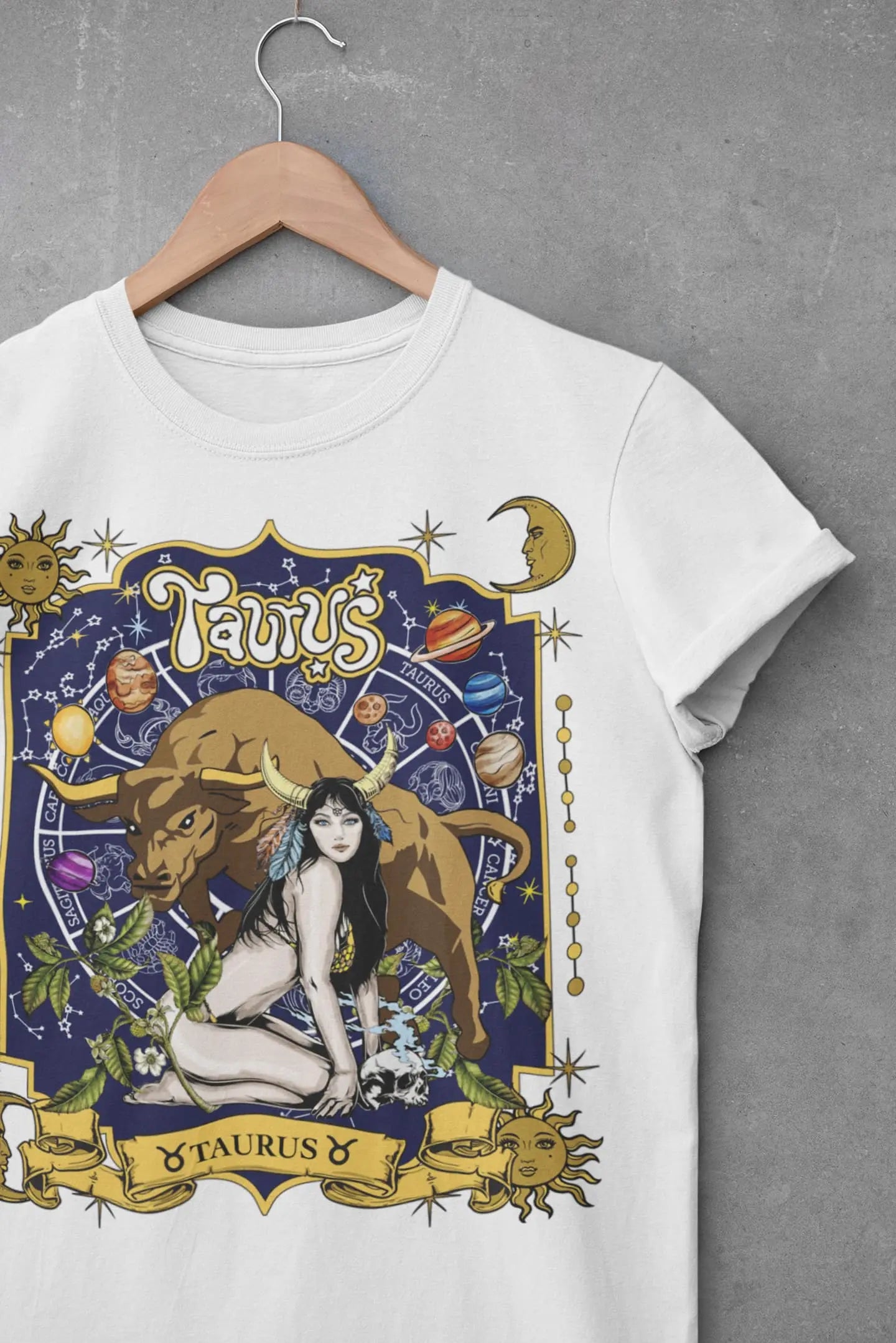 Taurus Zodiac Graphic Tee Shirt, Hoodie Sweatshirt