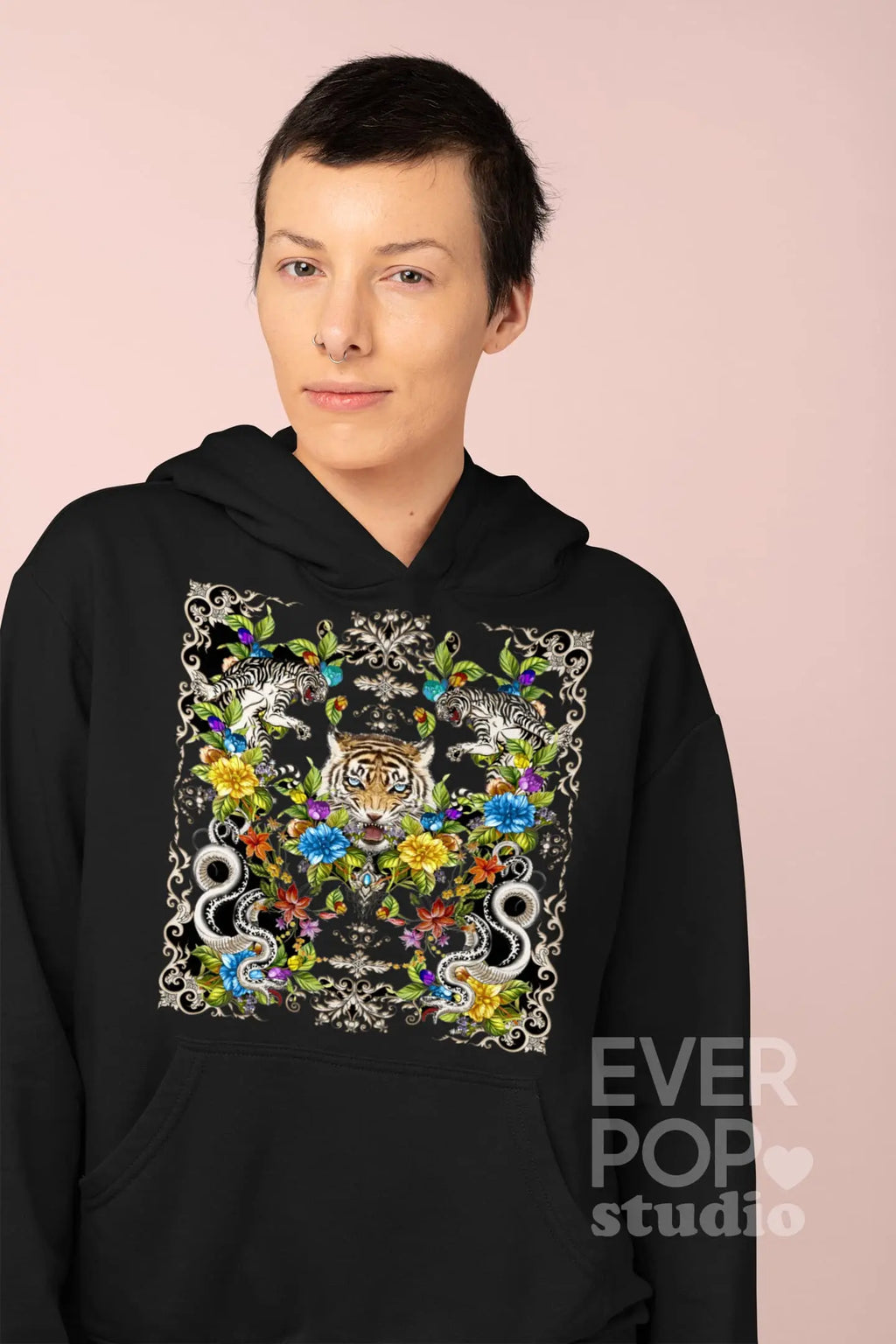 Tiger Kingdom Graphic Tee Shirt, Hoodie Sweatshirt