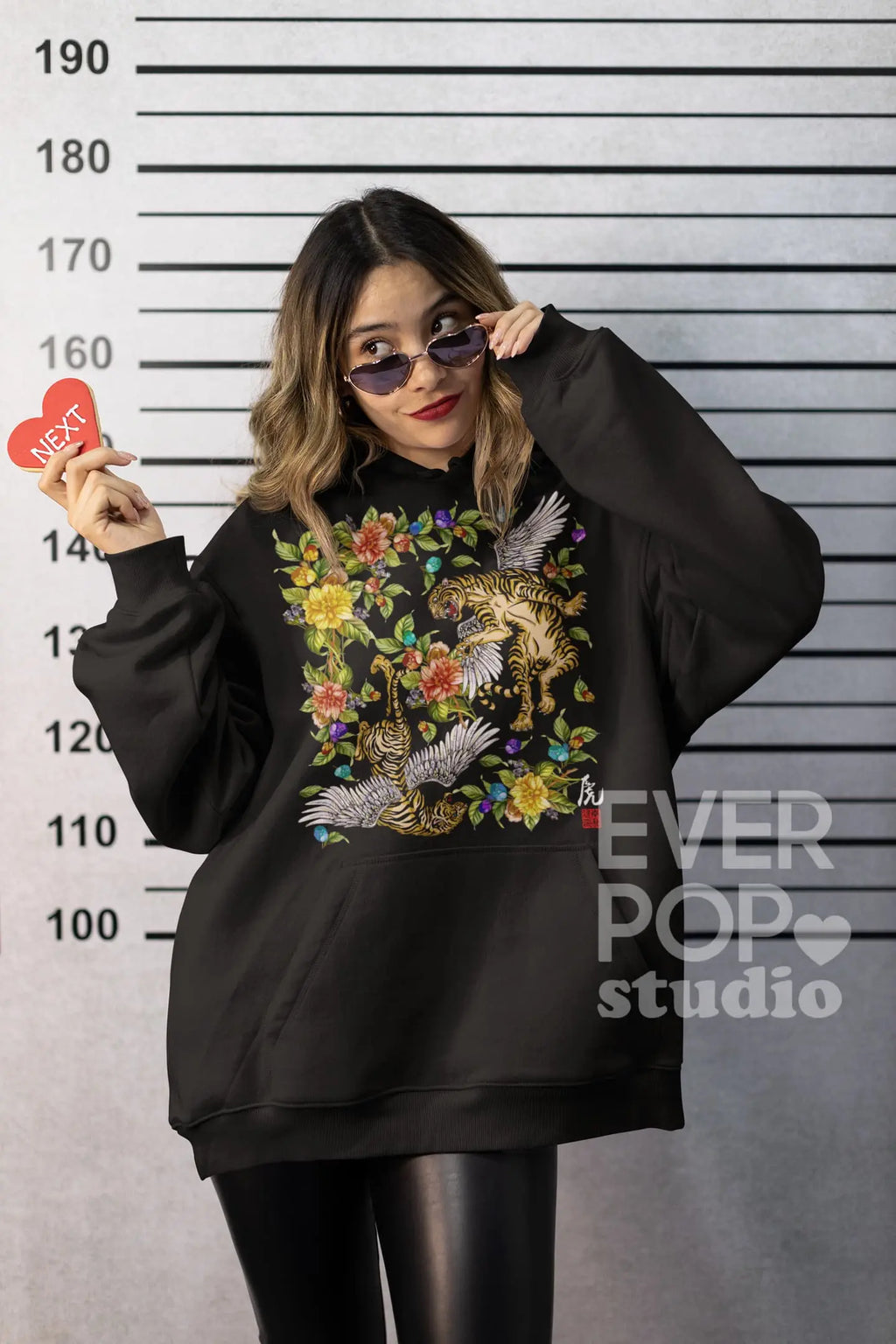 Tiger Angel Graphic Tee Shirt, Hoodie Sweatshirt