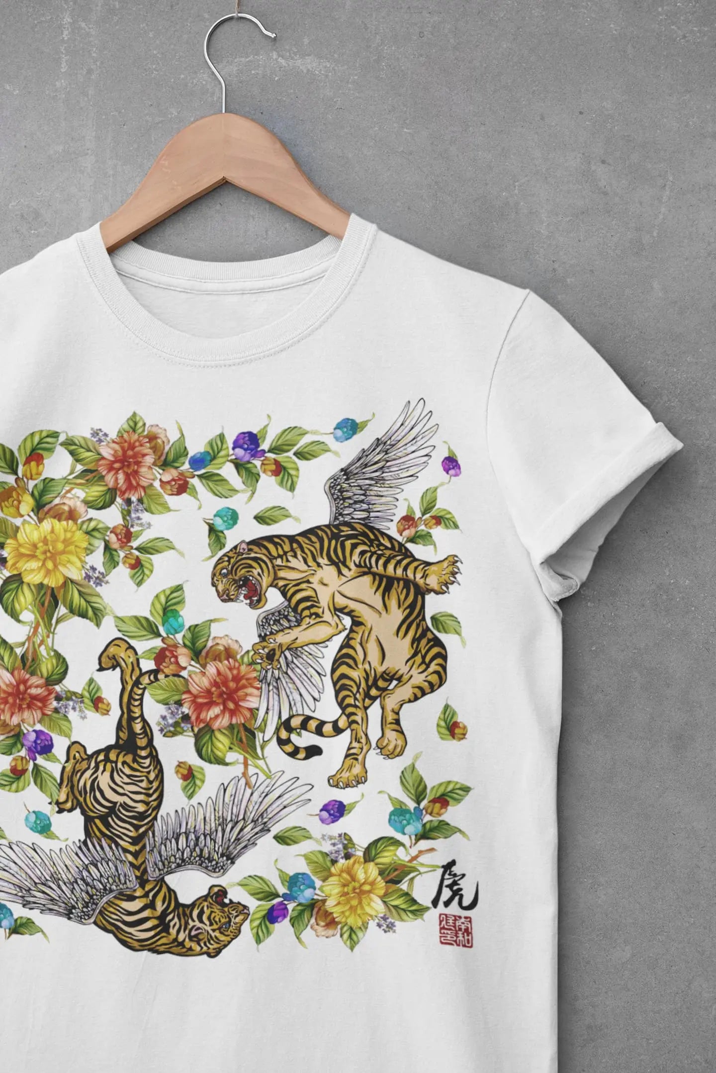 Tiger Angel Graphic Tee Shirt, Hoodie Sweatshirt