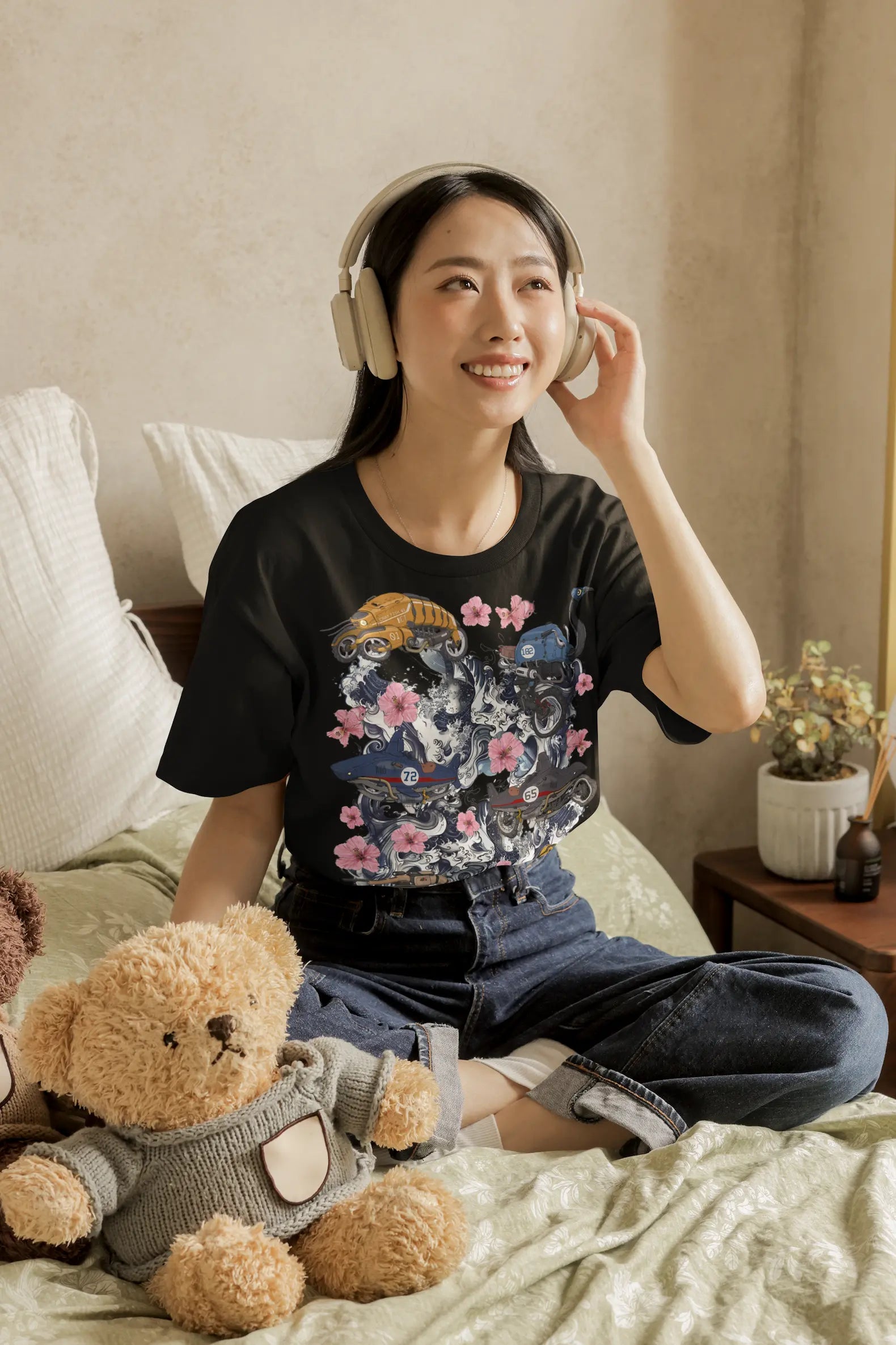 Steampunk Beach Graphic Tee Shirt, Hoodie Sweatshirt