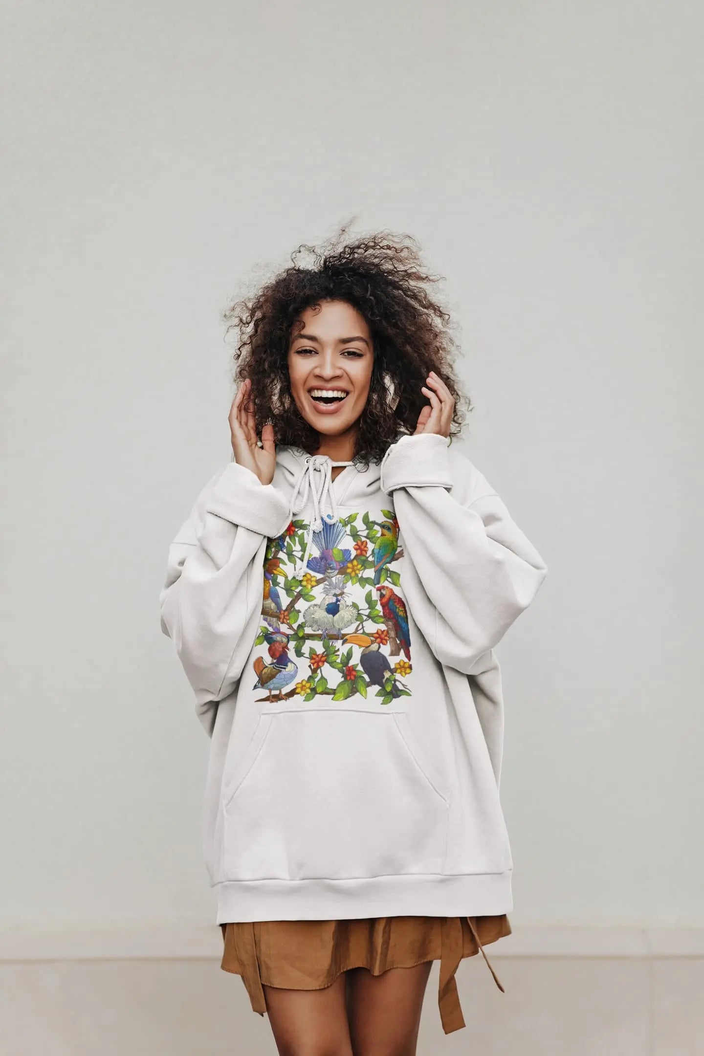 Tropical Bird Graphic Tee Shirt, Hoodie Sweatshirt