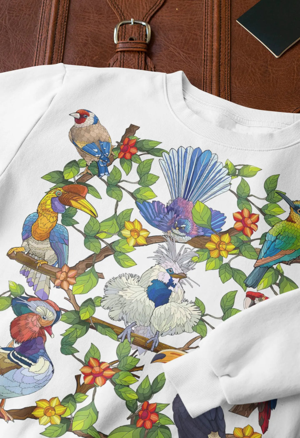Tropical Bird Graphic Tee Shirt, Hoodie Sweatshirt