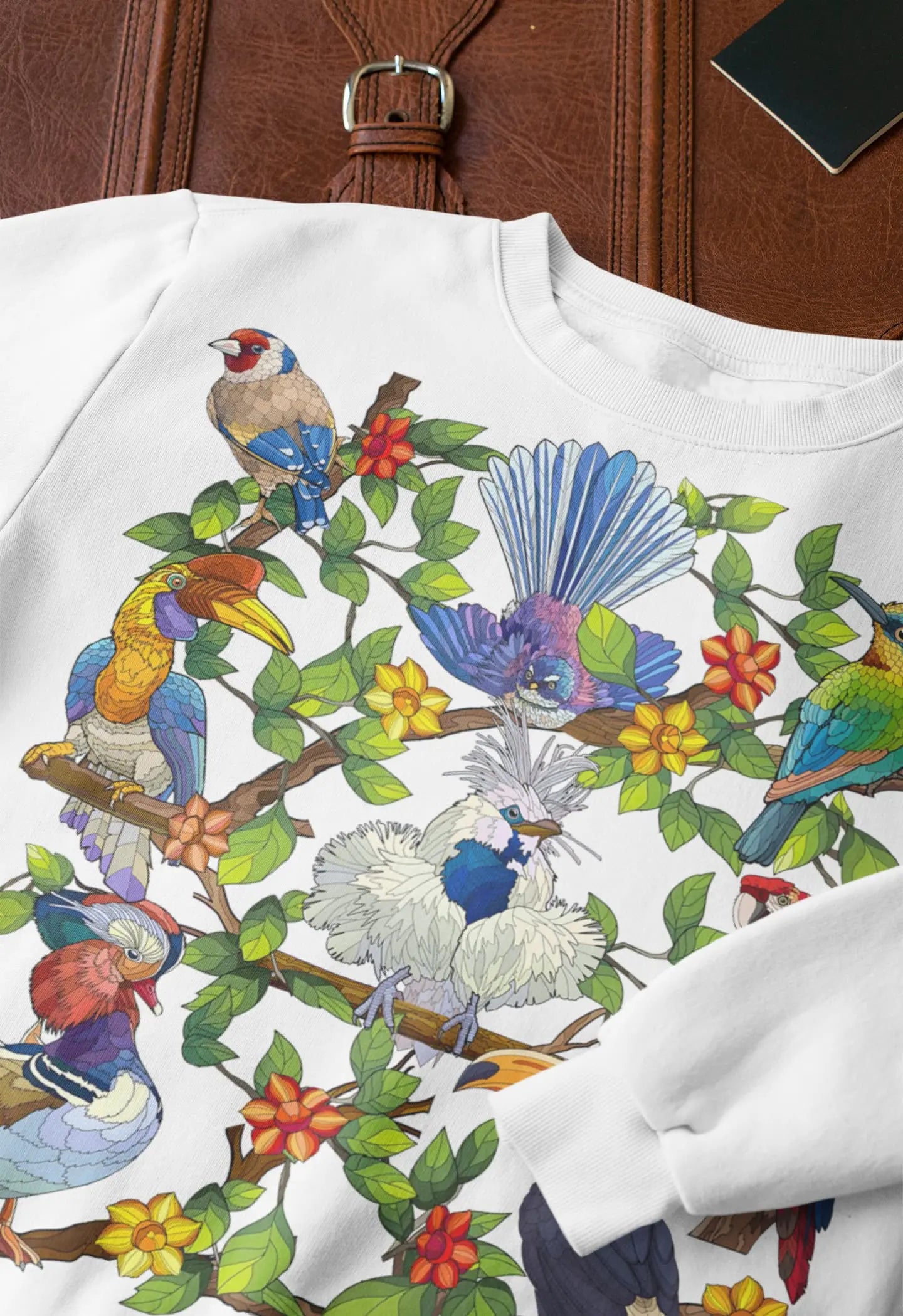 Tropical Bird Graphic Tee Shirt, Hoodie Sweatshirt