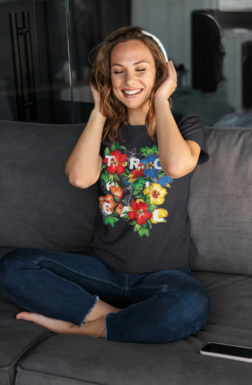 Tropical Parrot Graphic Tee Shirt, Hoodie Sweatshirt