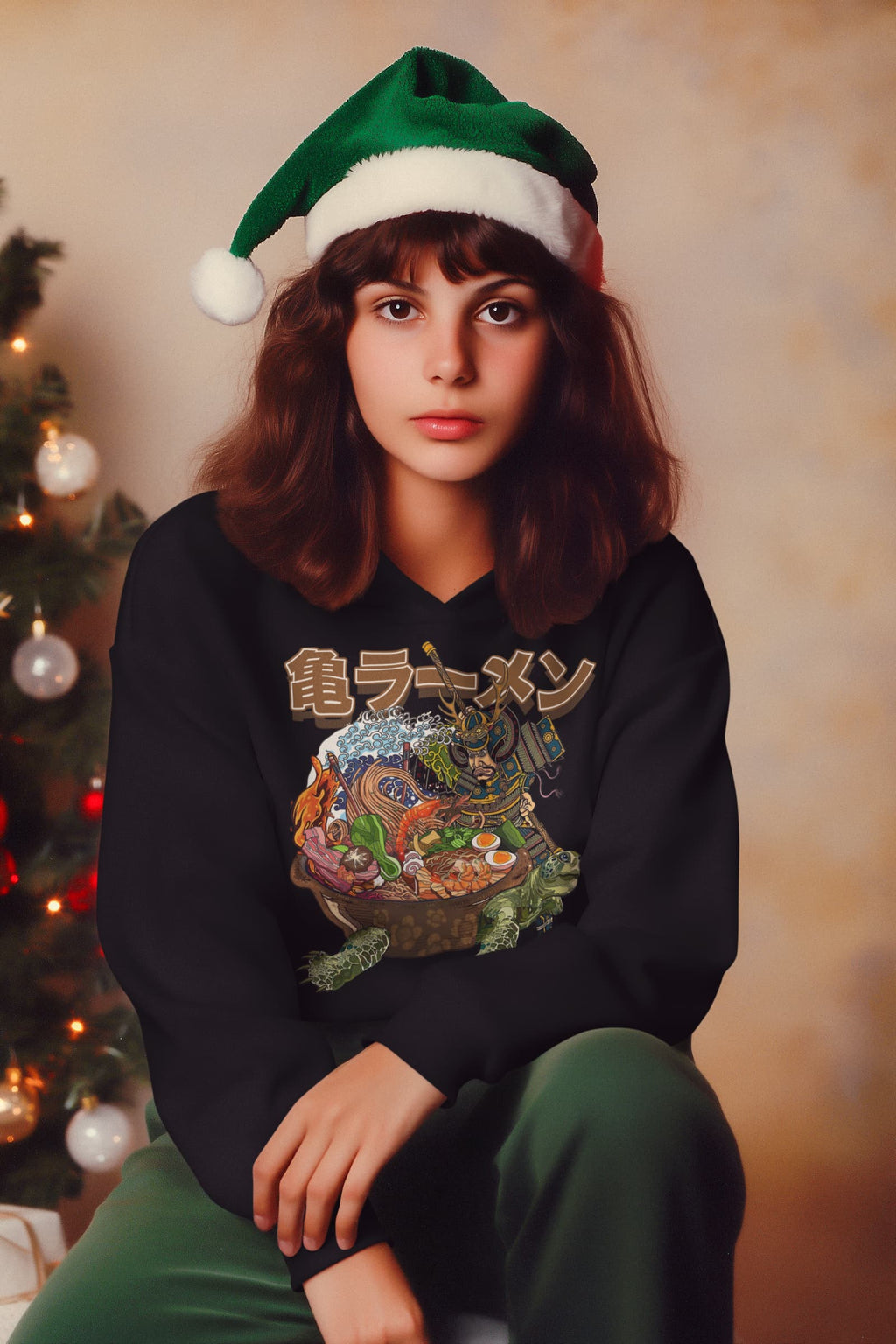 Samurai Turtle Ramen Graphic Tee Shirt, Hoodie Sweatshirt