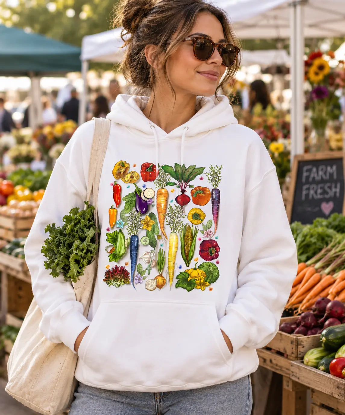 Vegetable Garden Graphic Tee Shirt, Hoodie Sweatshirt