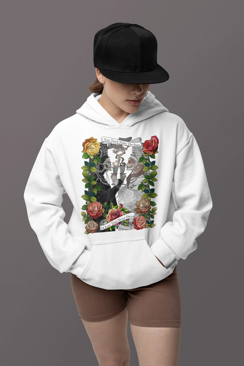 Skeleton Bride  Wedding Graphic Tee Shirt, Hoodie Sweatshirt