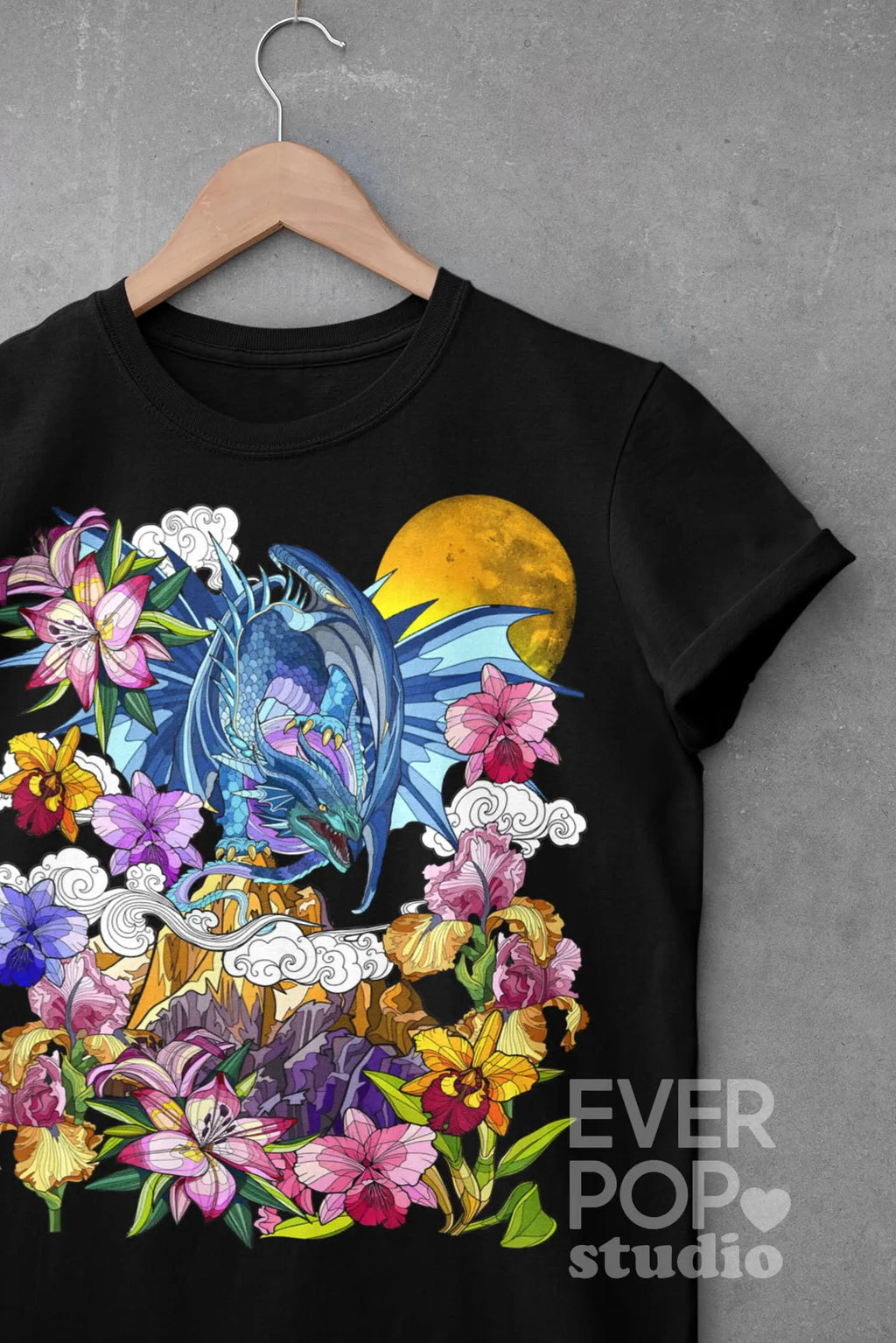 Wizard Dragon Graphic Tee Shirt, Hoodie Sweatshirt