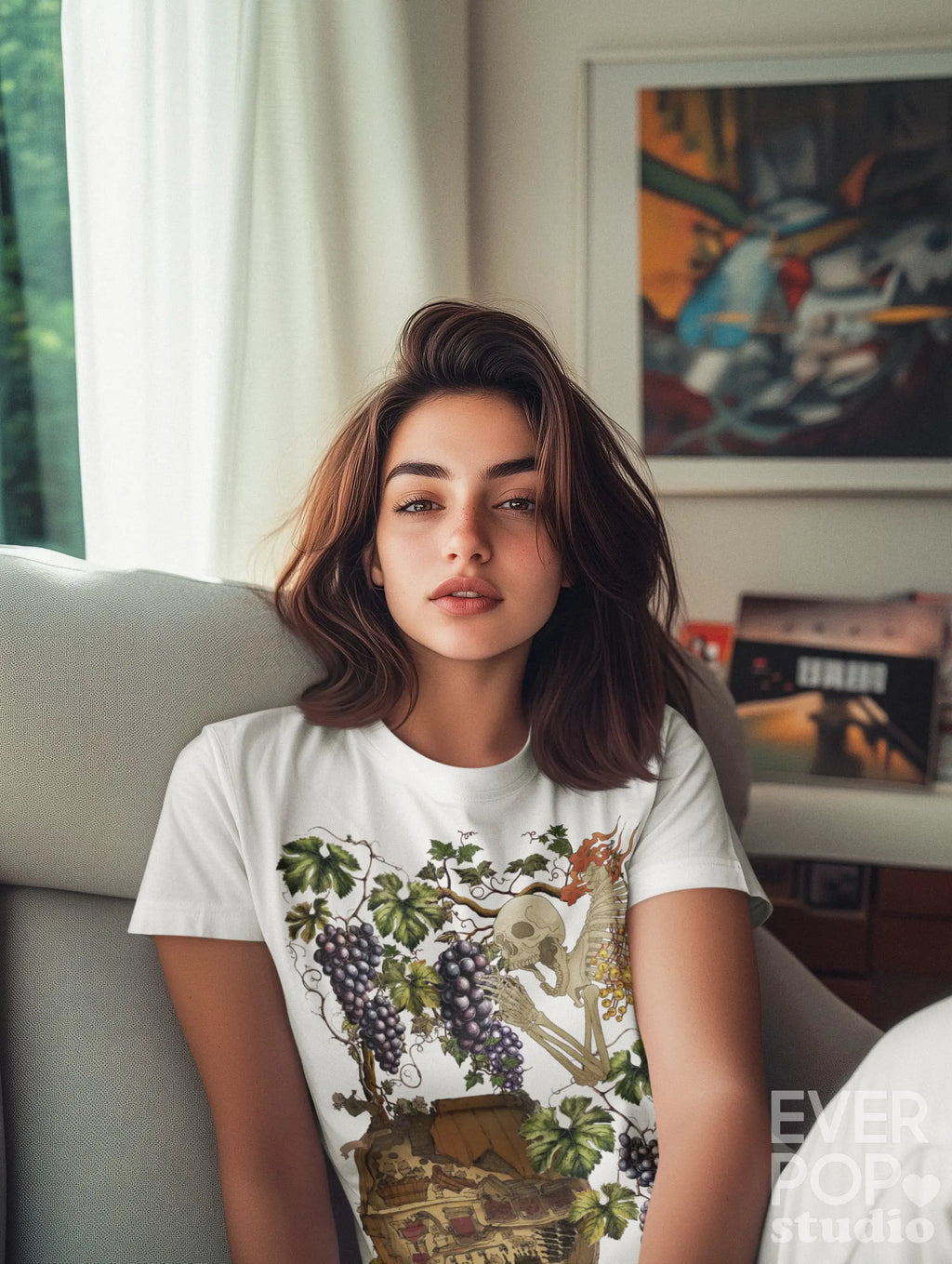 Skeleton of the Winery Graphic Tee Shirt, Hoodie Sweatshirt