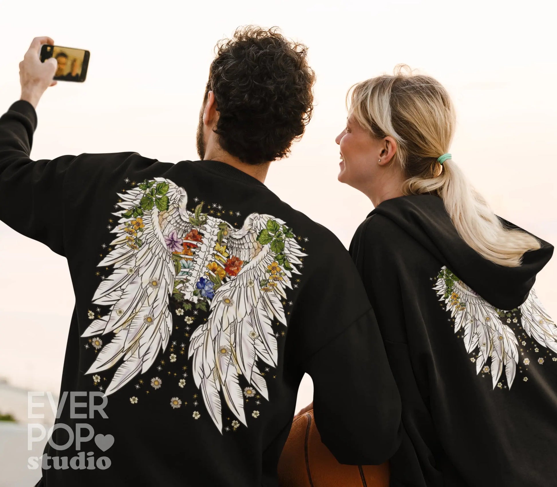 Wing Rib Cage Graphic Tee Shirt, Hoodie Sweatshirt