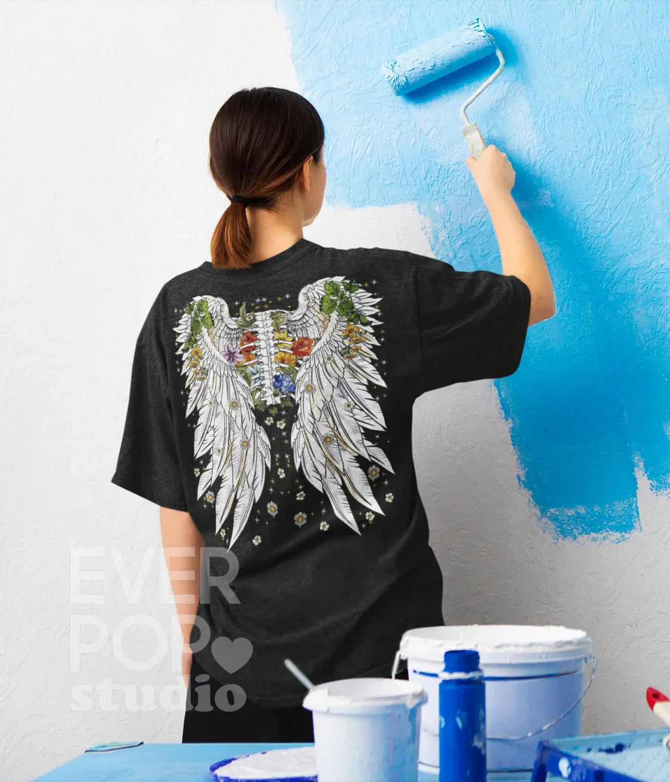 Wing Rib Cage Graphic Tee Shirt, Hoodie Sweatshirt