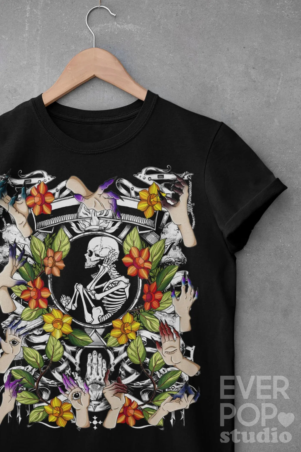 Skeleton Birth Graphic Tee Shirt, Hoodie Sweatshirt