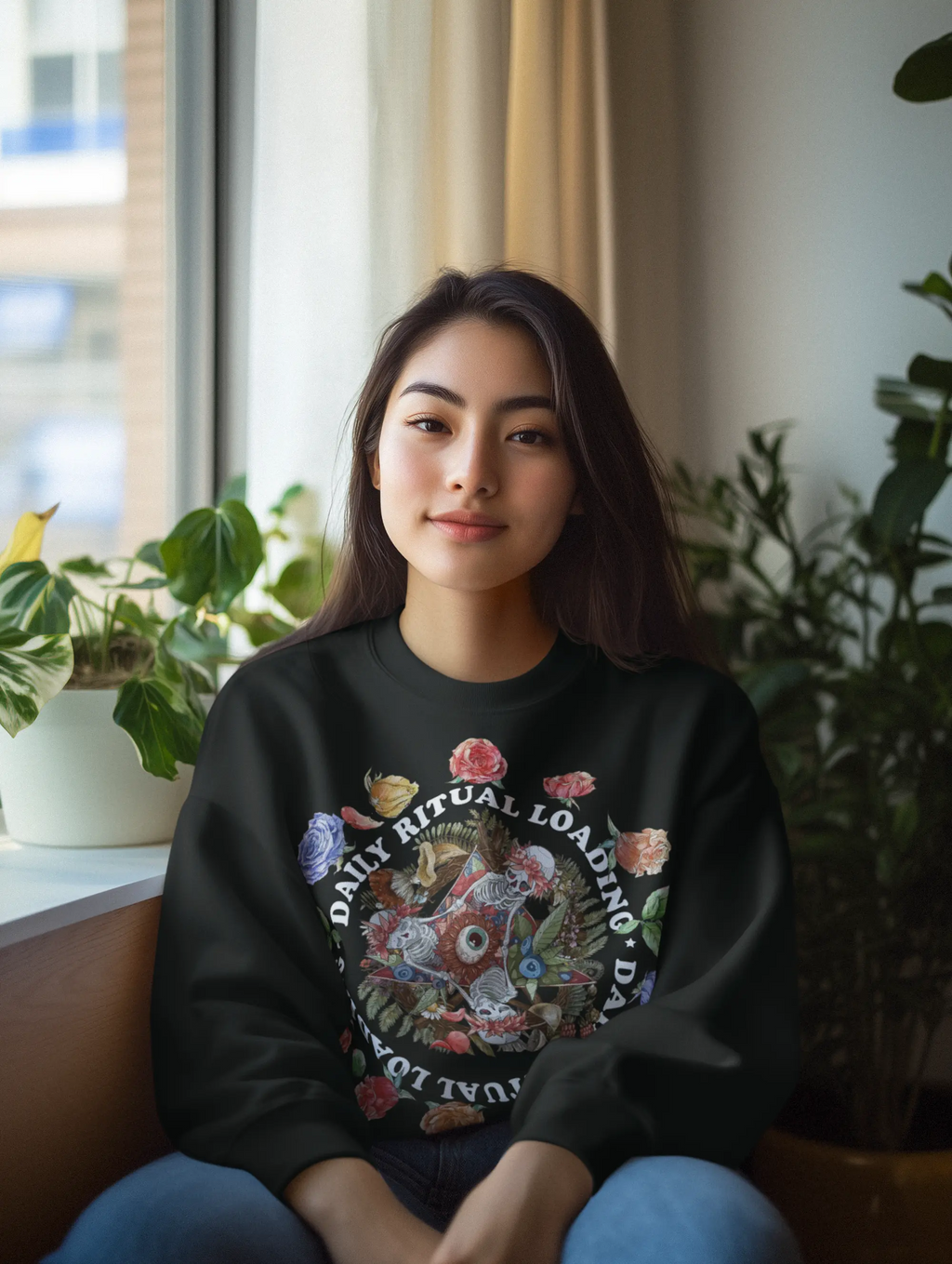 Circle of Witch Ritual Skull Graphic Tee Shirt, Hoodie Sweatshirt