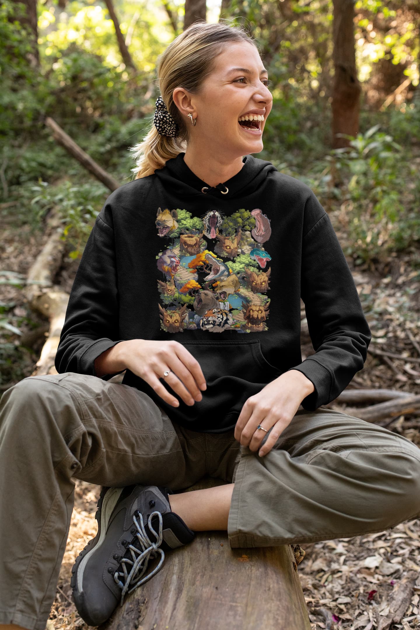 Woodland Animal  Graphic Tee Shirt, Hoodie Sweatshirt