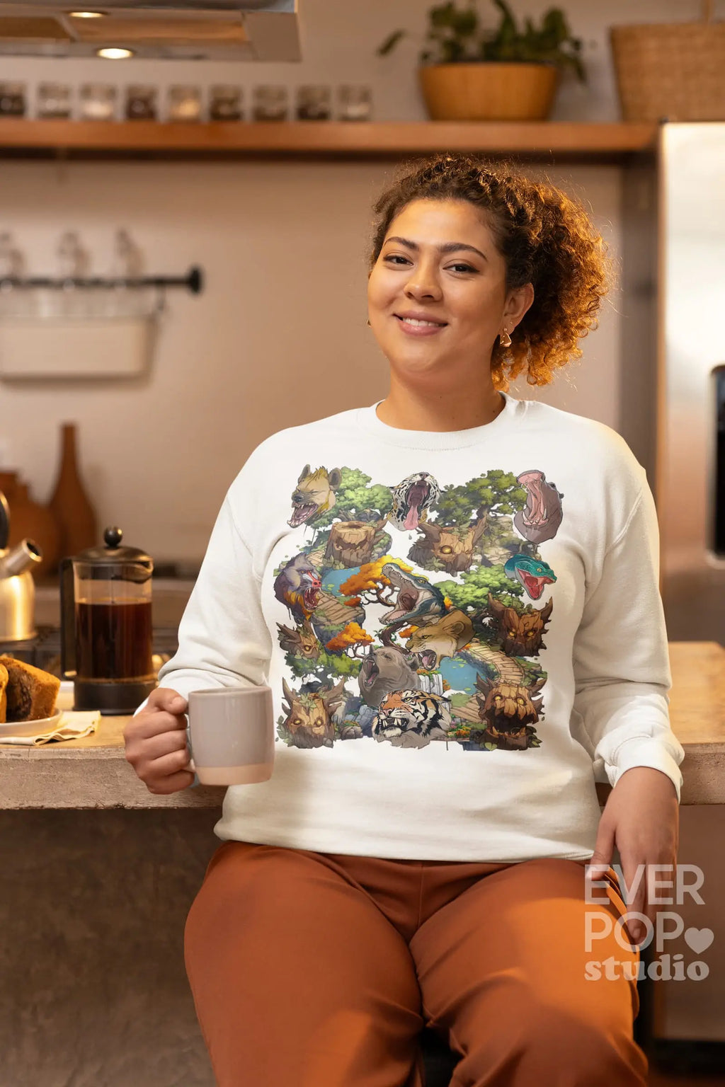 Woodland Animal  Graphic Tee Shirt, Hoodie Sweatshirt