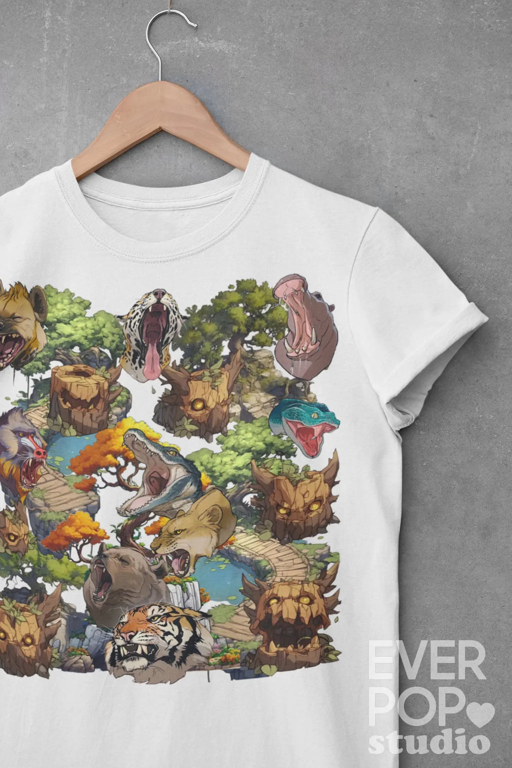 Woodland Animal  Graphic Tee Shirt, Hoodie Sweatshirt