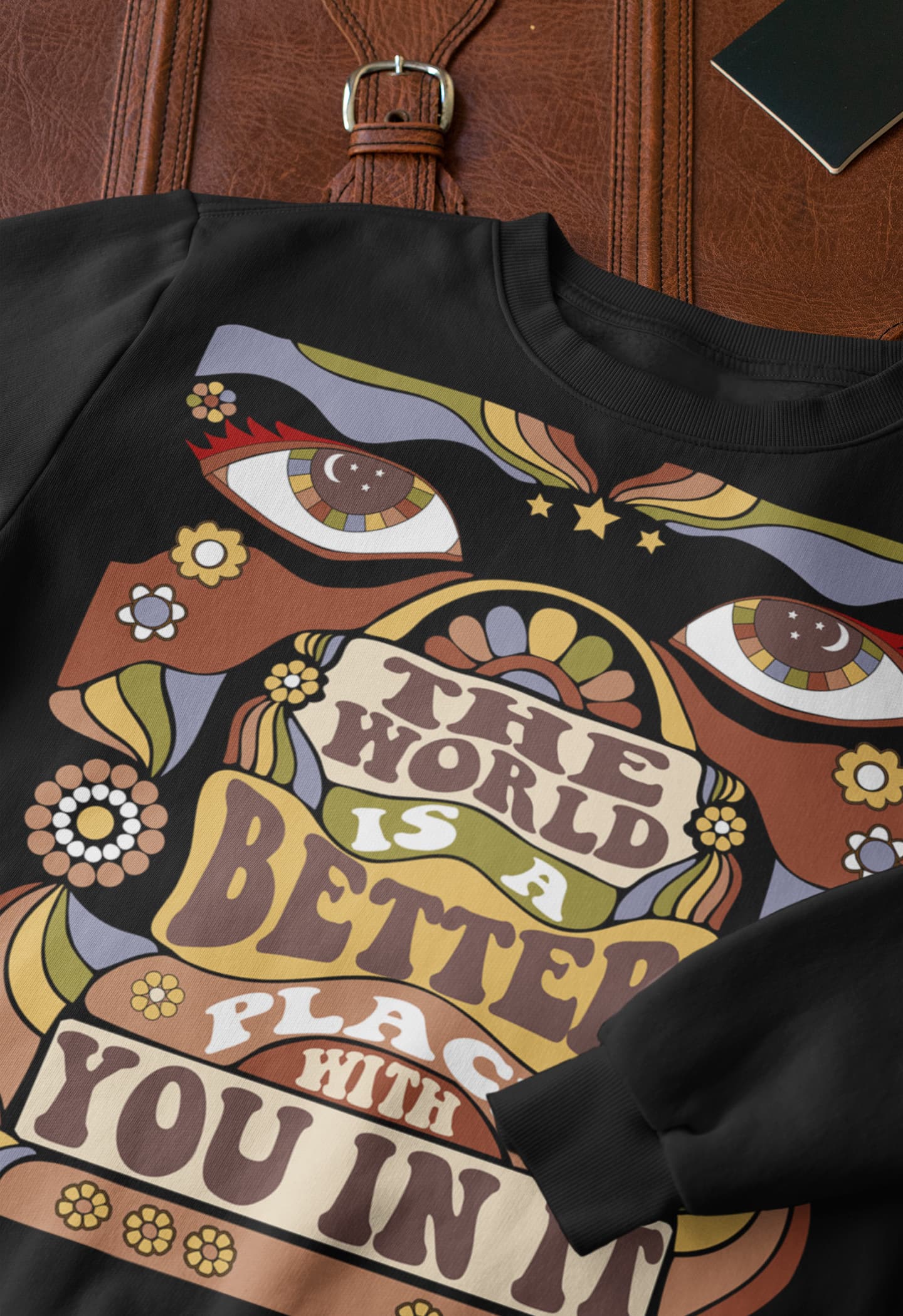 World is better with you in it Graphic Tee Shirt, Hoodie Sweatshirt