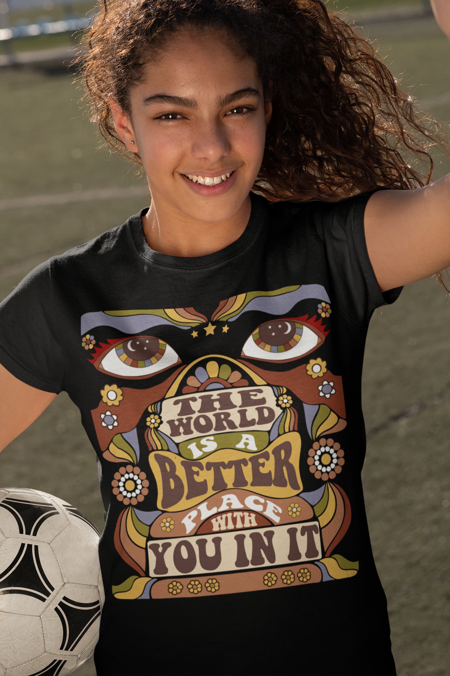 World is better with you in it Graphic Tee Shirt, Hoodie Sweatshirt